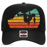 Climb Like A Girl Rock Climbing And Bouldering Retro Gift Hat thumb 0