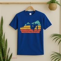 Climb Like A Girl Rock Climbing And Bouldering Retro Gift T-Shirt thumb 2