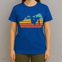Climb Like A Girl Rock Climbing And Bouldering Retro Gift T-Shirt thumb 4
