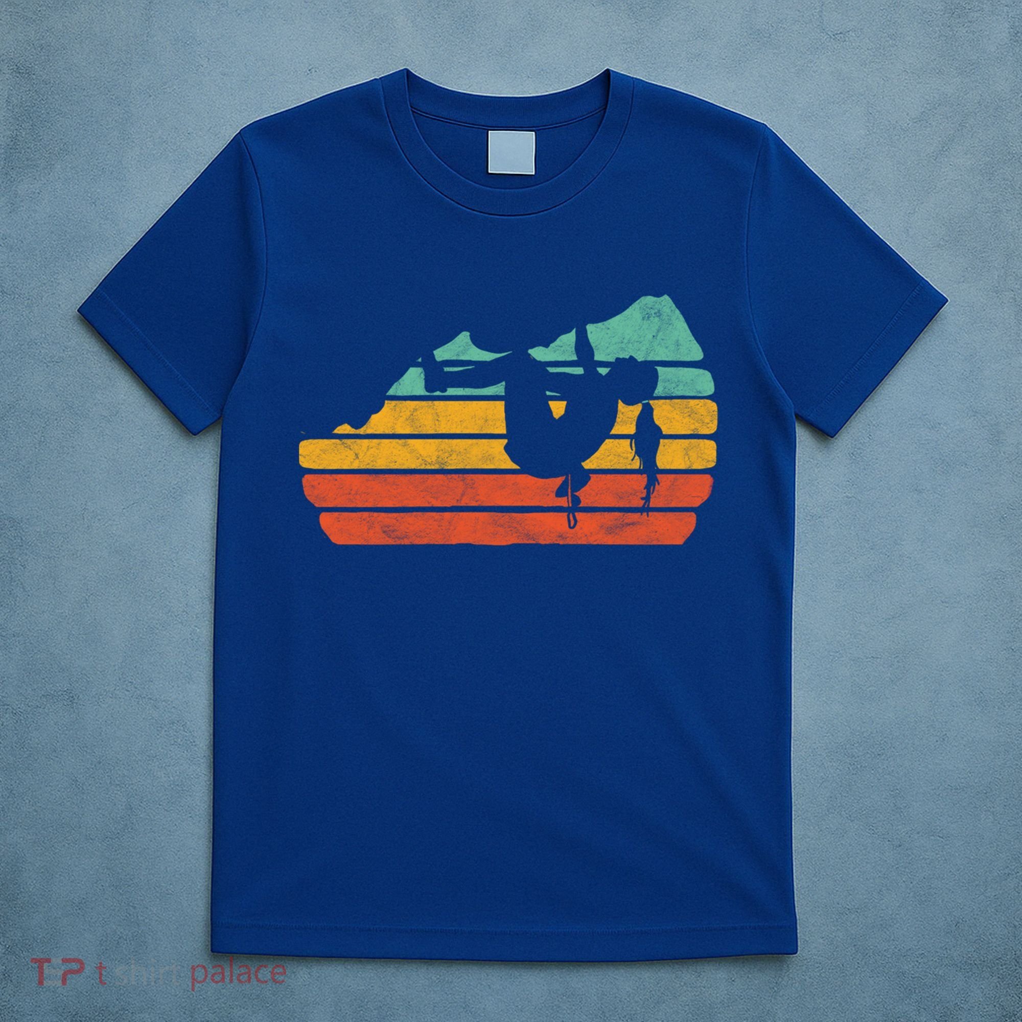 Climb Like A Girl Rock Climbing And Bouldering Retro Gift T-Shirt
