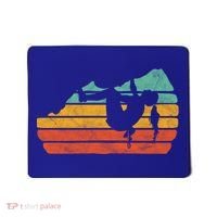 Climb Like A Girl Rock Climbing And Bouldering Retro Gift Mousepad thumb 0