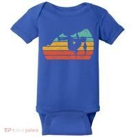 Climb Like A Girl Rock Climbing And Bouldering Retro Gift Baby Bodysuit thumb 0