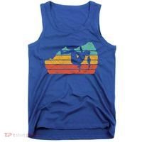 Climb Like A Girl Rock Climbing And Bouldering Retro Gift Tank Top thumb 0