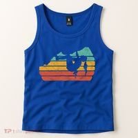 Climb Like A Girl Rock Climbing And Bouldering Retro Gift Tank Top thumb 2