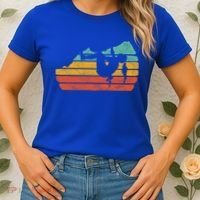 Climb Like A Girl Rock Climbing And Bouldering Retro Gift Women's T-Shirt thumb 2