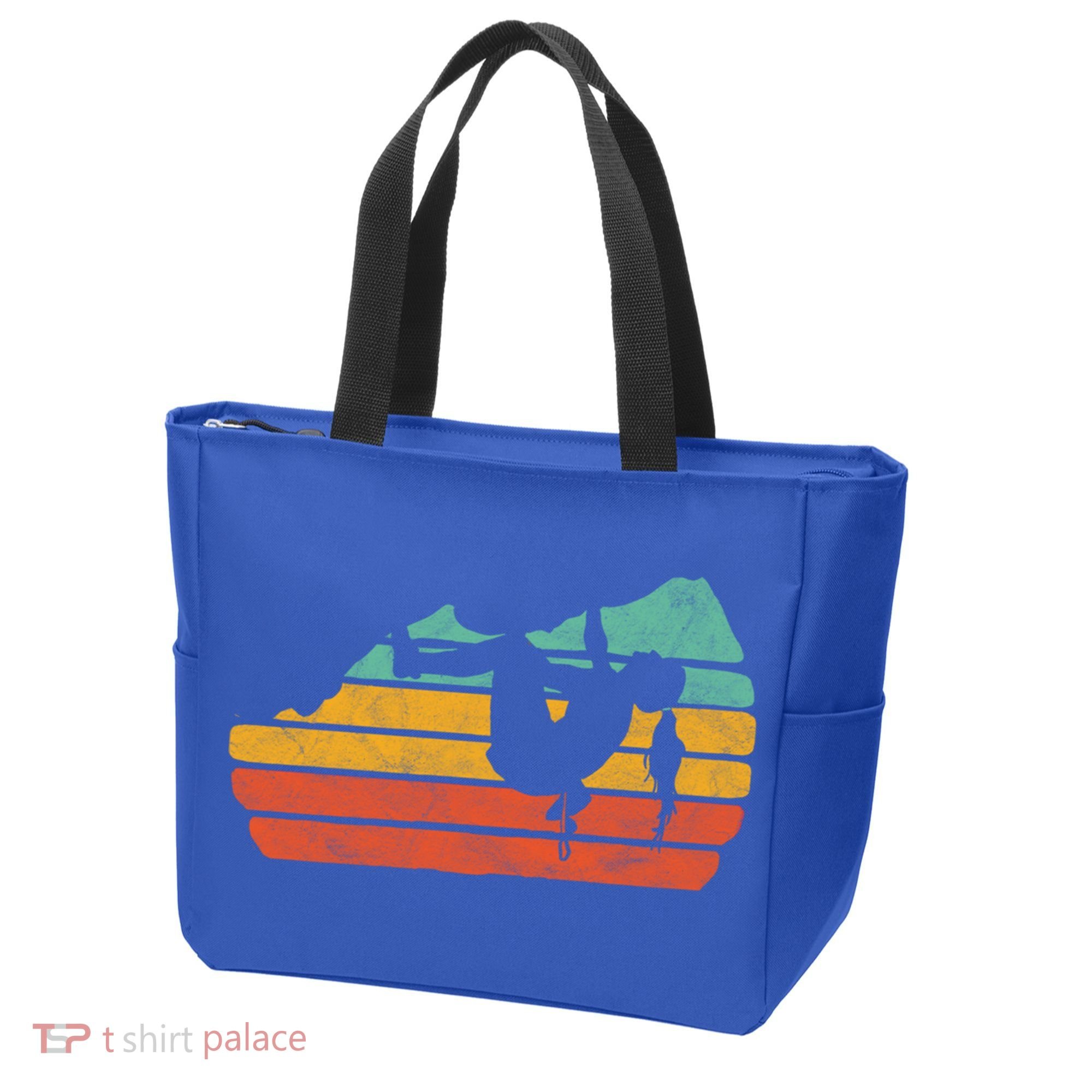 Climb Like A Girl Rock Climbing And Bouldering Retro Gift Tote Bag