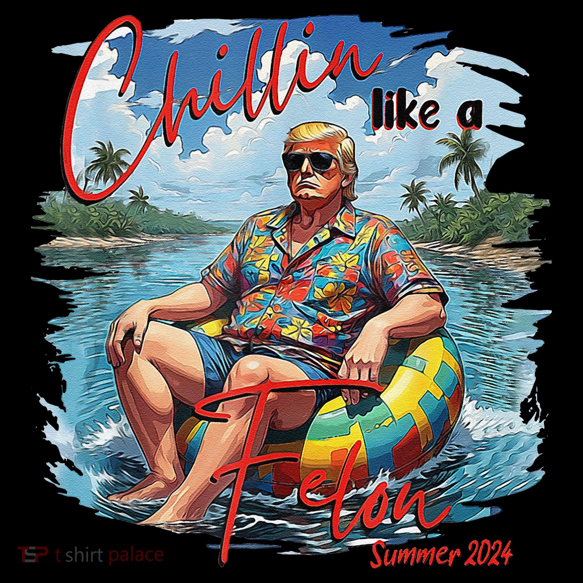 Chillin Like A Felon Summer 2024 Women's Hoodie