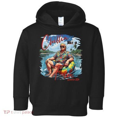 Chillin Like A Felon Summer 2024 Toddler Hoodie