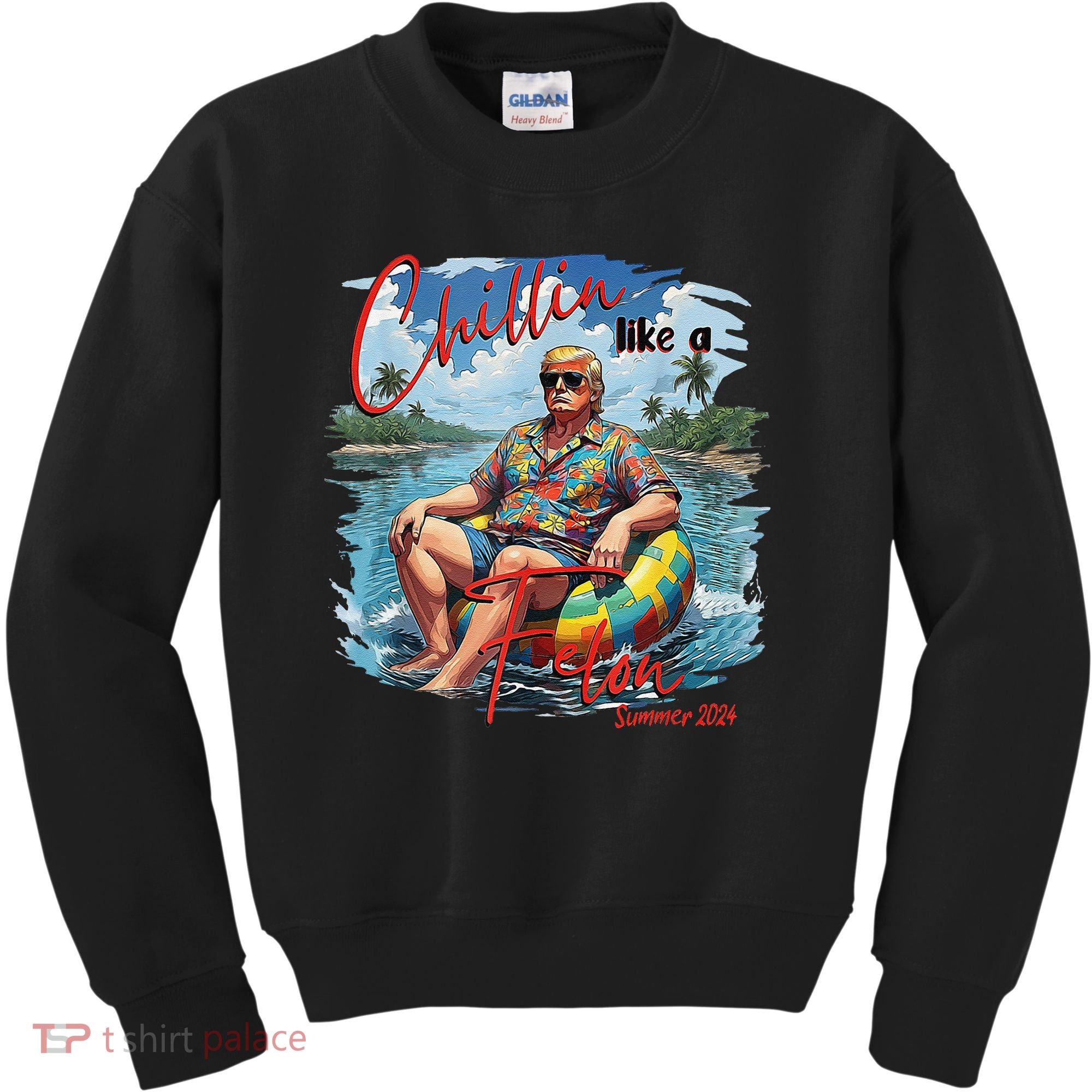Chillin Like A Felon Summer 2024 Kids Sweatshirt