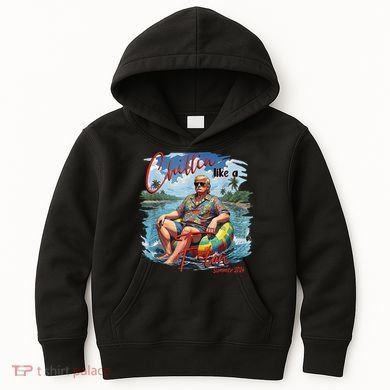 Chillin Like A Felon Summer 2024 Kids Hoodie