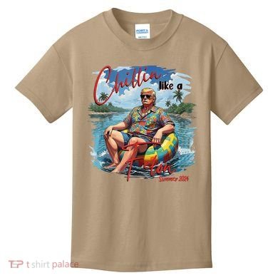 Chillin Like A Felon Summer 2024 Kids T-Shirt