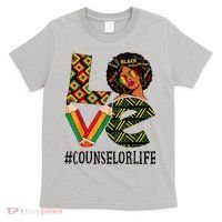 Counselor Love Afro African American Black History Month T-Shirt thumb 0