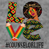 Counselor Love Afro African American Black History Month Toddler Hoodie thumb 2