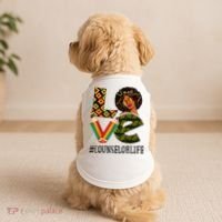 Counselor Love Afro African American Black History Month Doggie Tank thumb 2