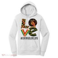 Counselor Love Afro African American Black History Month Women's Hoodie thumb 0