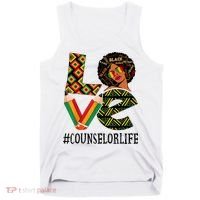 Counselor Love Afro African American Black History Month Tank Top thumb 0