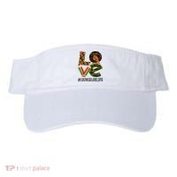 Counselor Love Afro African American Black History Month Visor thumb 0