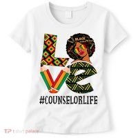 Counselor Love Afro African American Black History Month Women's T-Shirt thumb 0