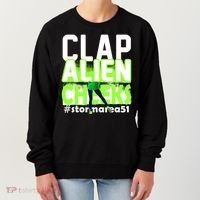 Clap Alien Cheeks Storm Area 51 Women's Sweatshirt thumb 0