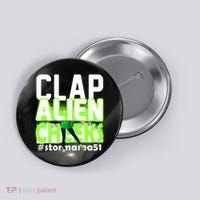 Clap Alien Cheeks Storm Area 51 Button thumb 0