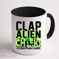 Clap Alien Cheeks Storm Area 51 Coffee Mug thumb 1