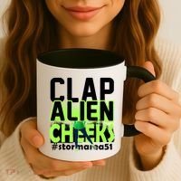 Clap Alien Cheeks Storm Area 51 Coffee Mug thumb 3