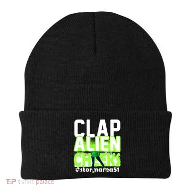 Clap Alien Cheeks Storm Area 51 Beanie
