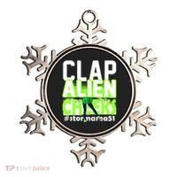 Clap Alien Cheeks Storm Area 51 Ornament thumb 0