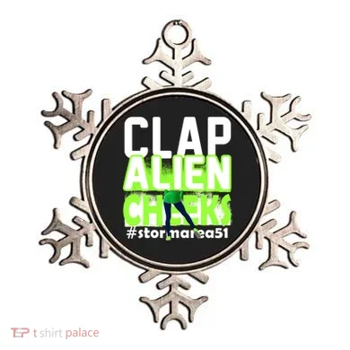 Clap Alien Cheeks Storm Area 51 Ornament