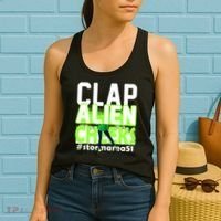 Clap Alien Cheeks Storm Area 51 Women's Tank Top thumb 2
