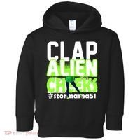 Clap Alien Cheeks Storm Area 51 Toddler Hoodie thumb 0