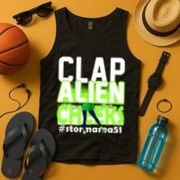 Clap Alien Cheeks Storm Area 51 Tank Top thumb 4