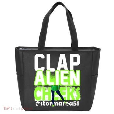 Clap Alien Cheeks Storm Area 51 Tote Bag