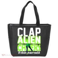 Clap Alien Cheeks Storm Area 51 Tote Bag thumb 0