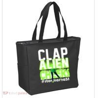 Clap Alien Cheeks Storm Area 51 Tote Bag thumb 2