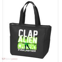 Clap Alien Cheeks Storm Area 51 Tote Bag thumb 3
