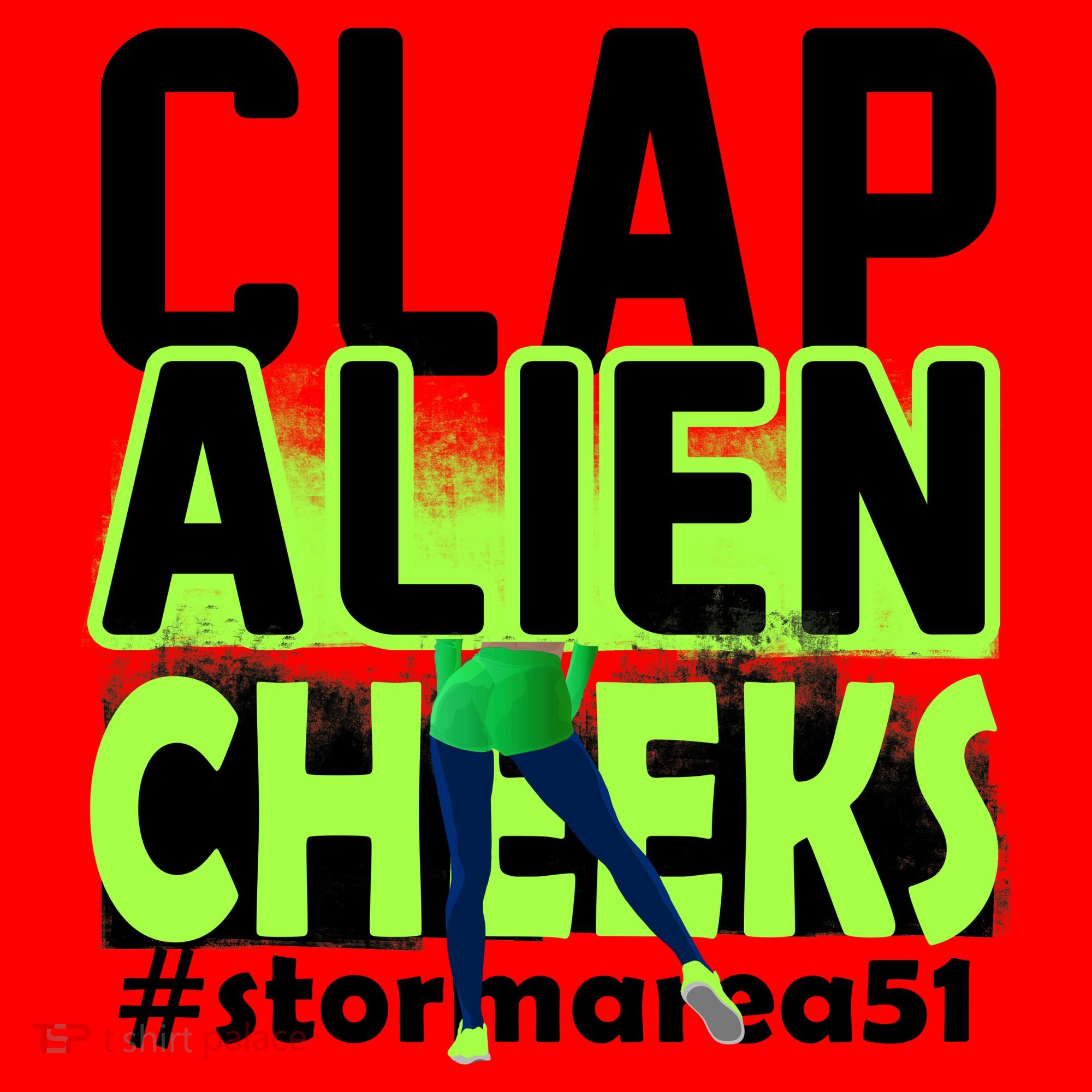 Clap Alien Cheeks Storm Area 51 Santa Hat