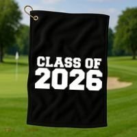 Class Of 2026 Graduation Golf Towel thumb 1