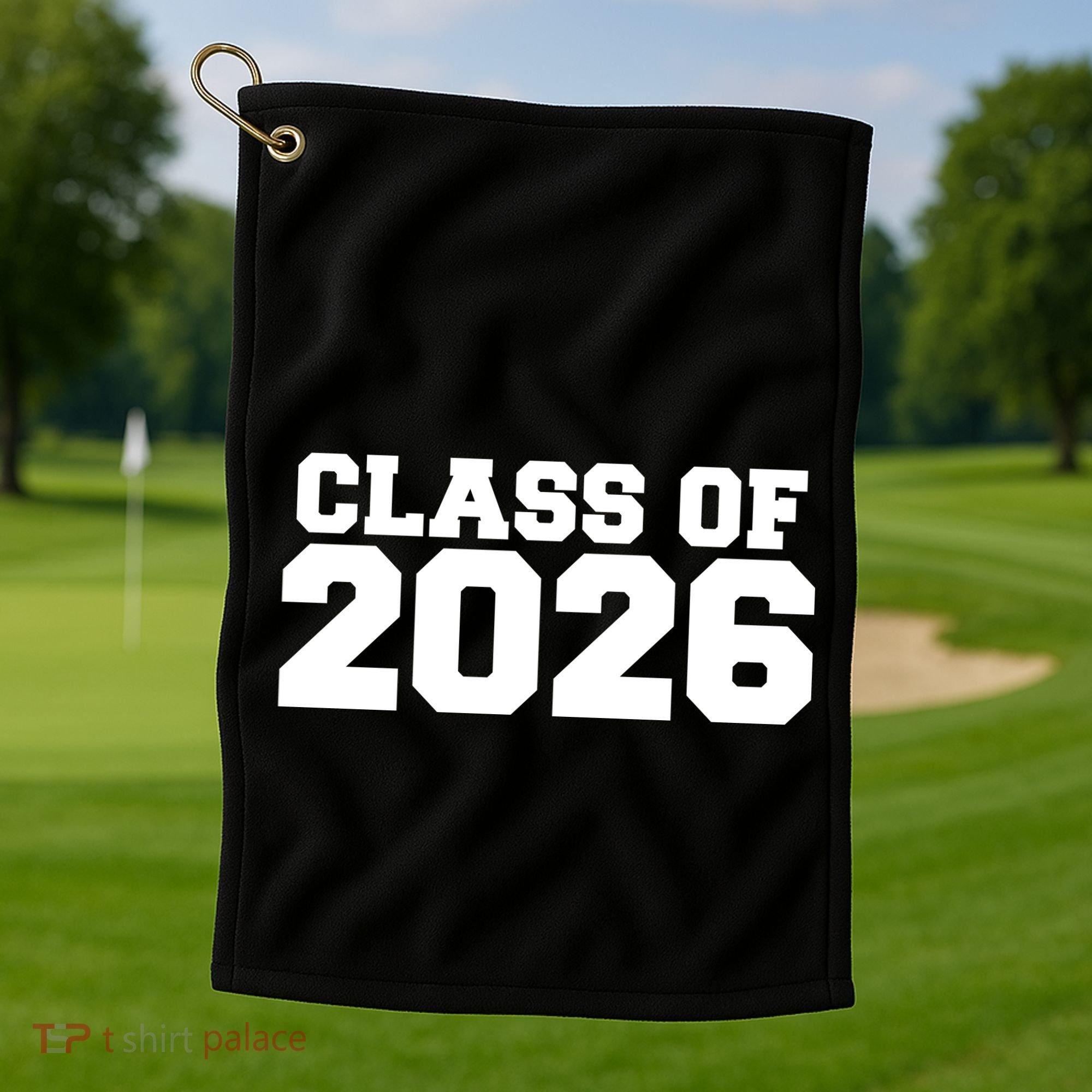 Class Of 2026 Graduation Golf Towel