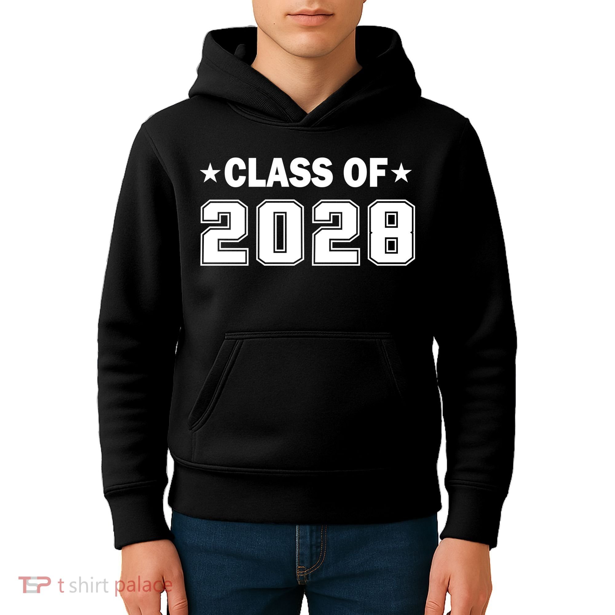 Class of 2028 Fist Day of SchooL Kids Hoodie