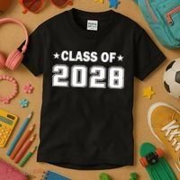 Class of 2028 Fist Day of SchooL Kids T-Shirt thumb 3