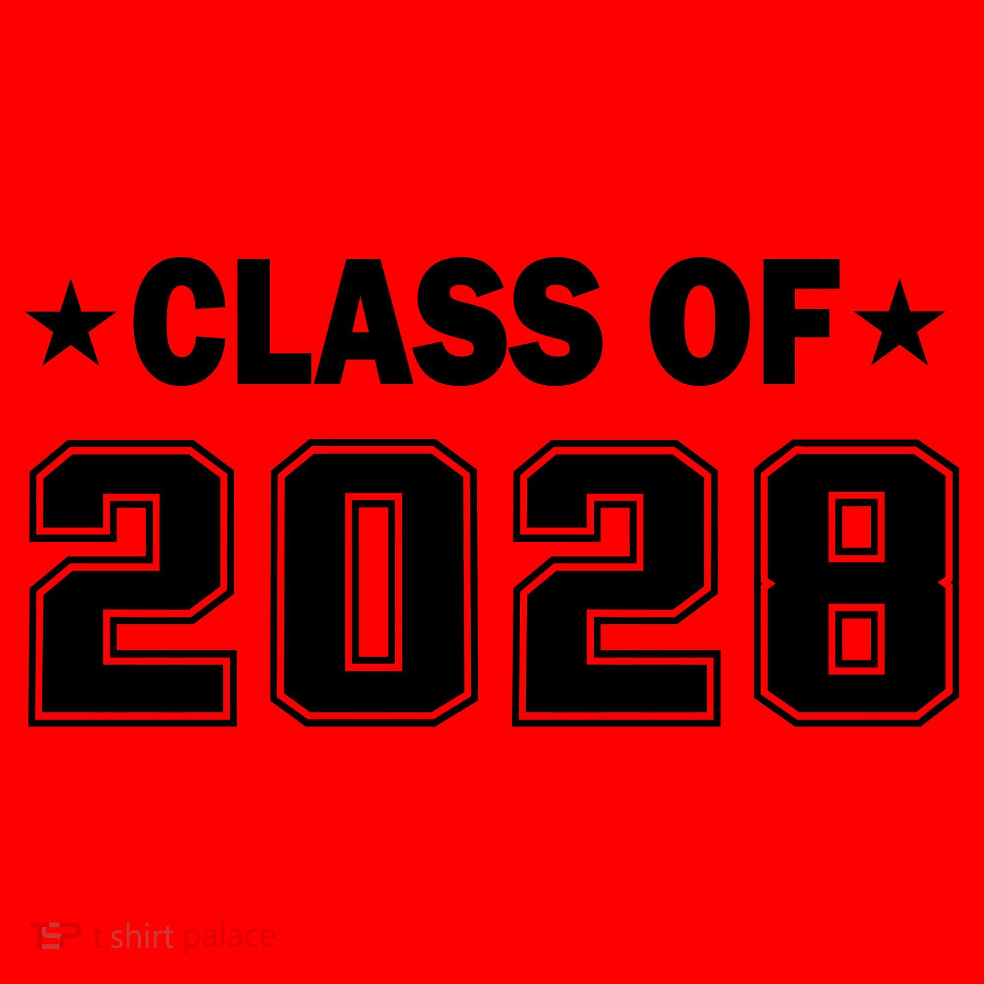 Class of 2028 Fist Day of SchooL Santa Hat