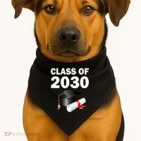 Class of 2030 USA-Made Doggie Bandana thumb 1