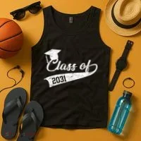 Class Of 2031 Graduate Tank Top thumb 4