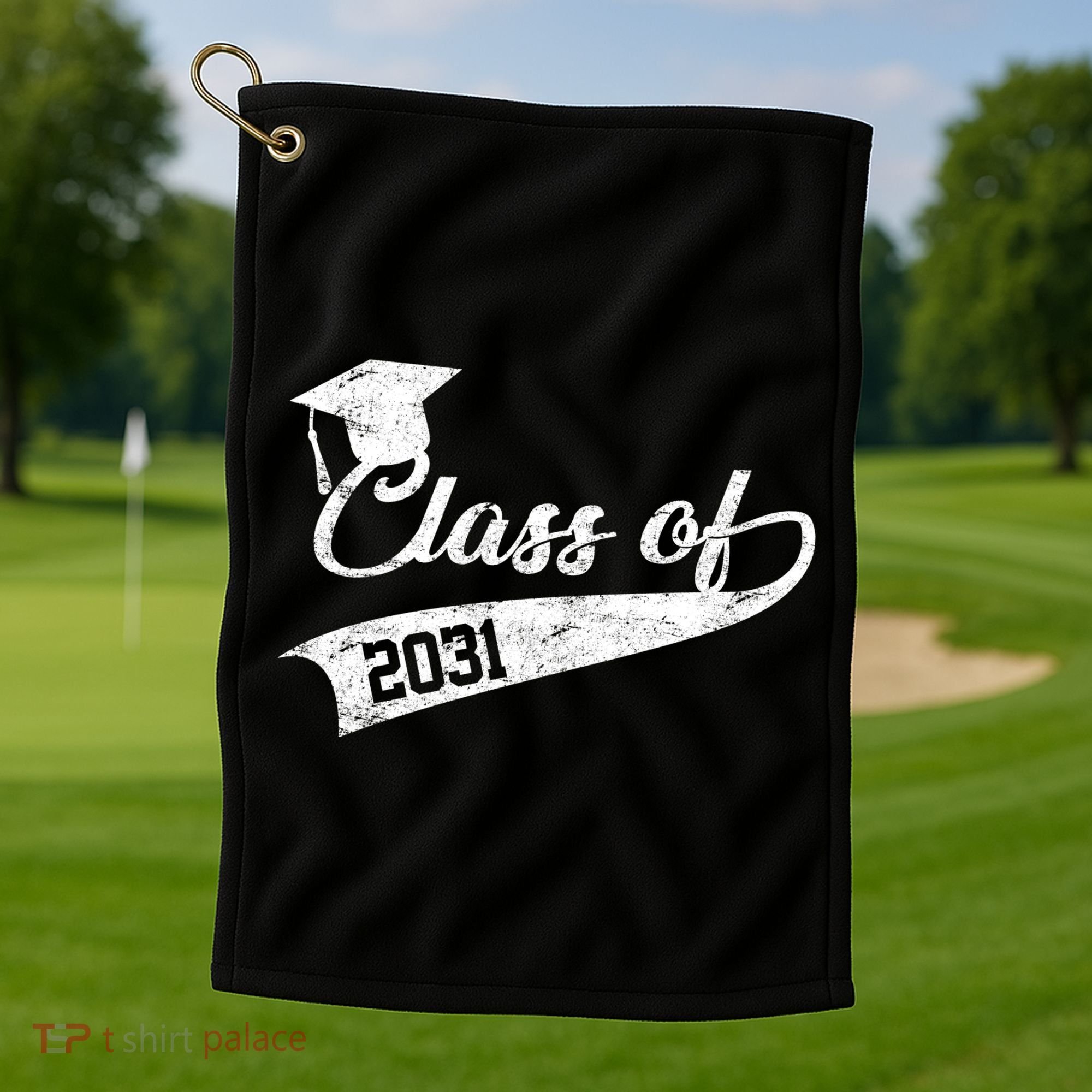 Class Of 2031 Graduate Golf Towel