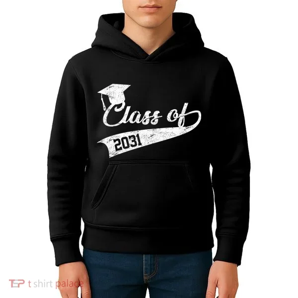 Class Of 2031 Graduate Kids Hoodie