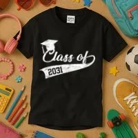 Class Of 2031 Graduate Kids T-Shirt thumb 3