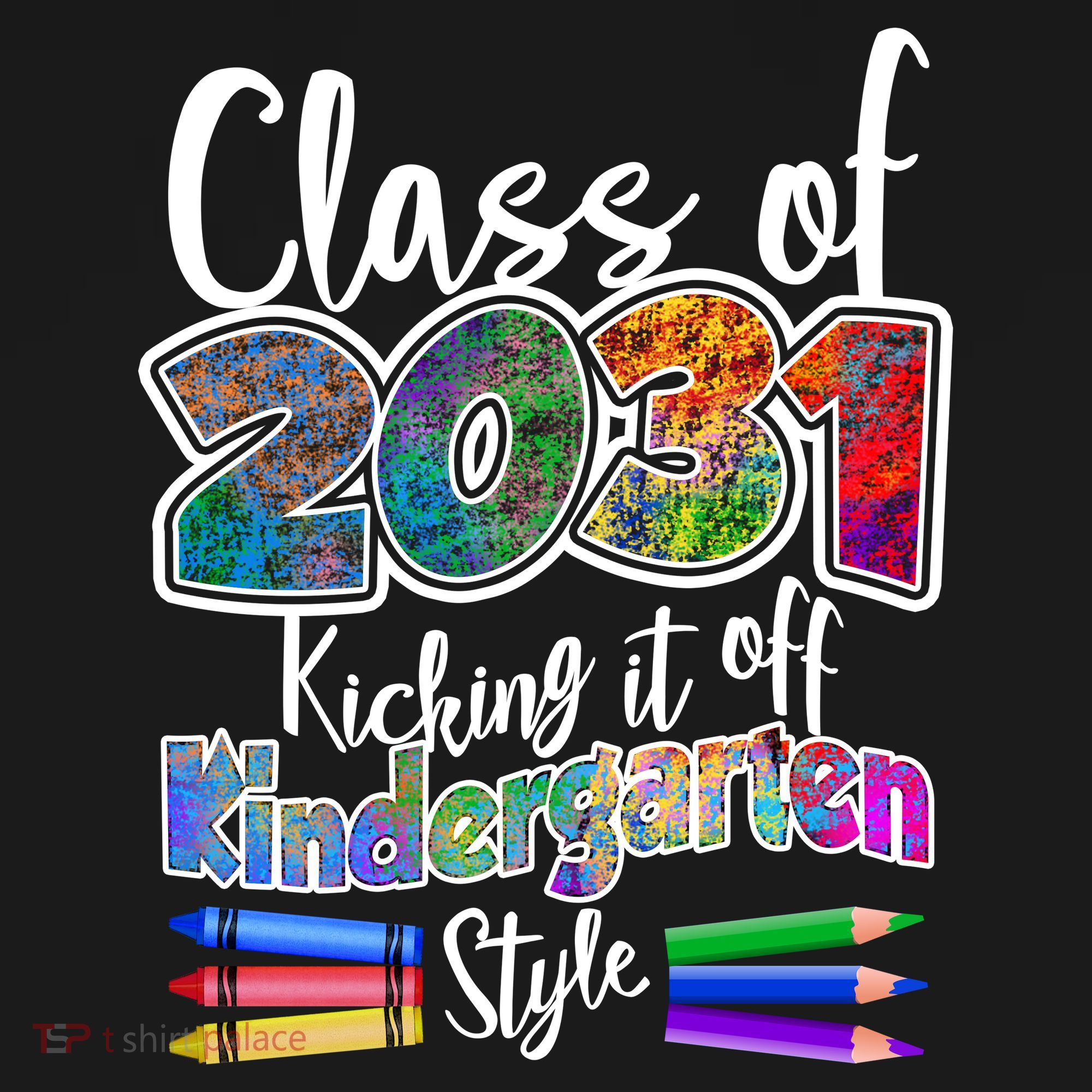 Class Of 2031 Kicking It Off Kindergarten Style Backpack