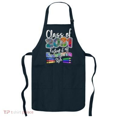 Class Of 2031 Kicking It Off Kindergarten Style Apron