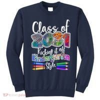Class Of 2031 Kicking It Off Kindergarten Style Sweatshirt thumb 0